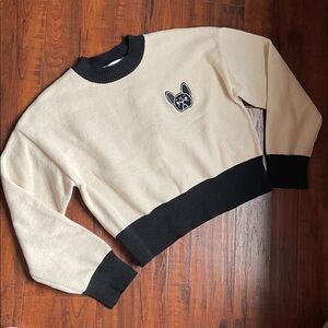 Vigoss Frenchie Cropped Sweater . NEW w/o Tags . Size med